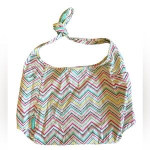 Thirty-One Inside Out Hobo Tote Bag in Party Chevron Print